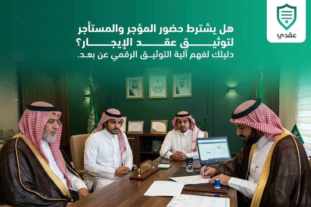 هل يشترط حضور المؤجر والمستأجر لتوثيق عقد الإيجار؟